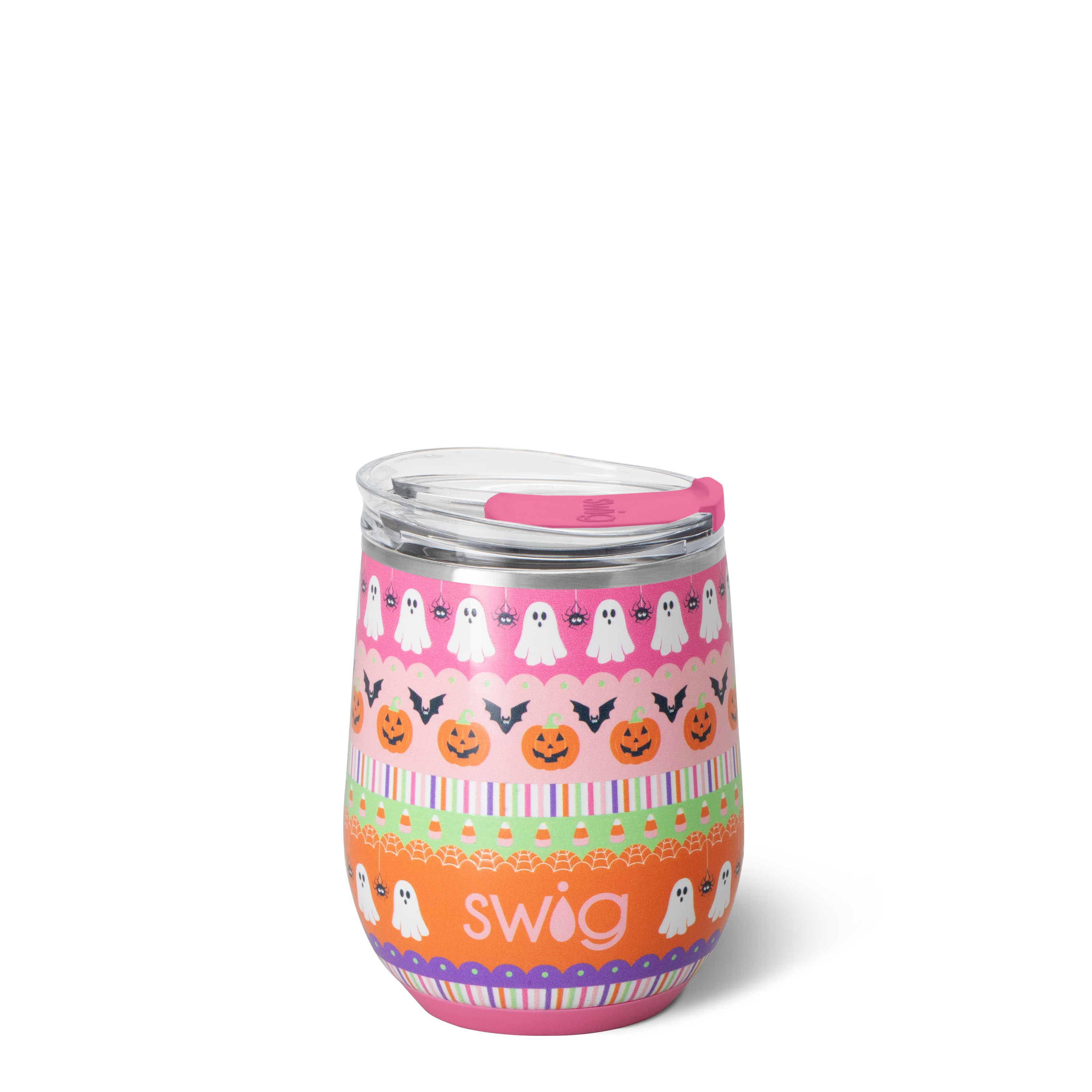 Trick Or Treat Stemless Wine 12oz
