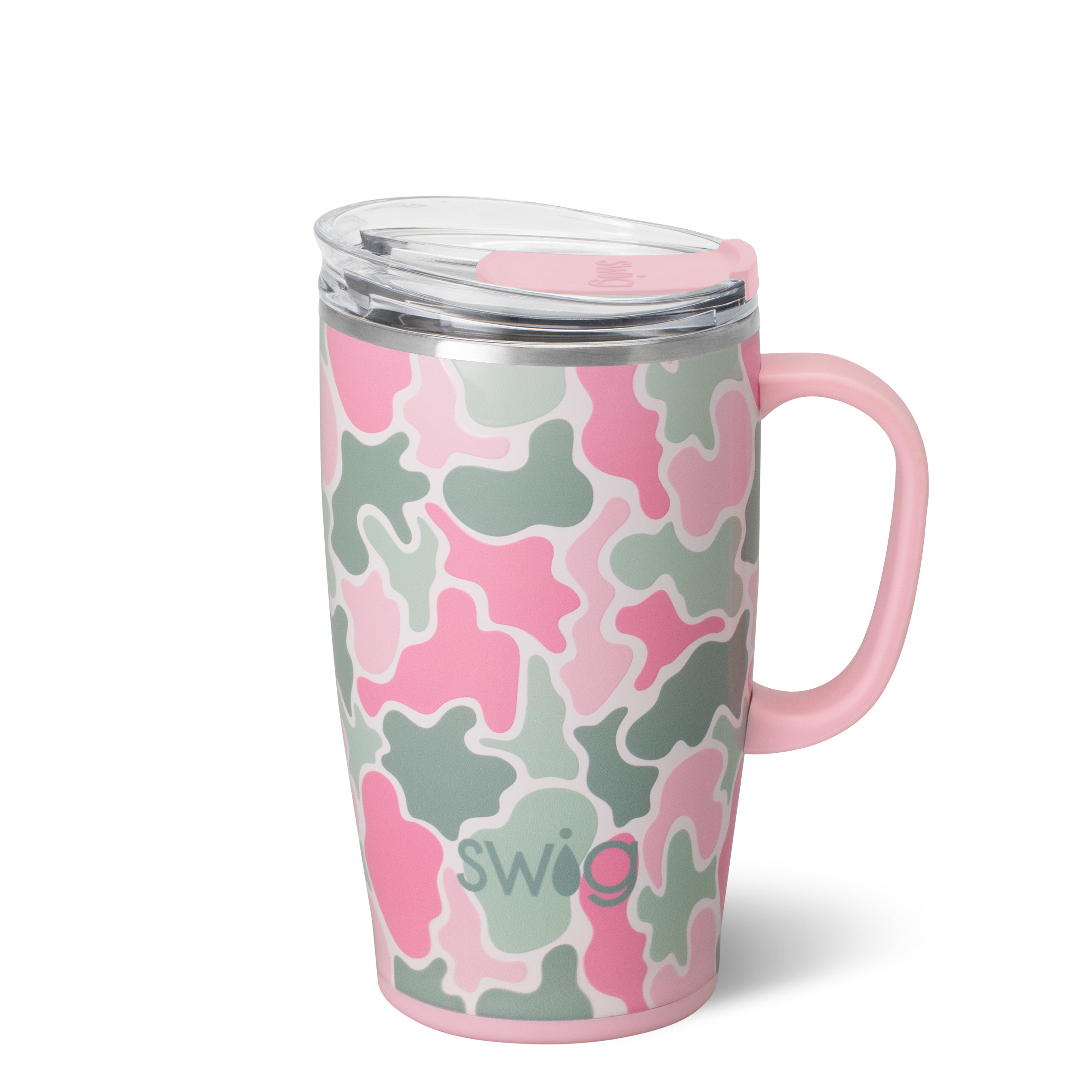 Blushing Camo Travel Mug 18oz