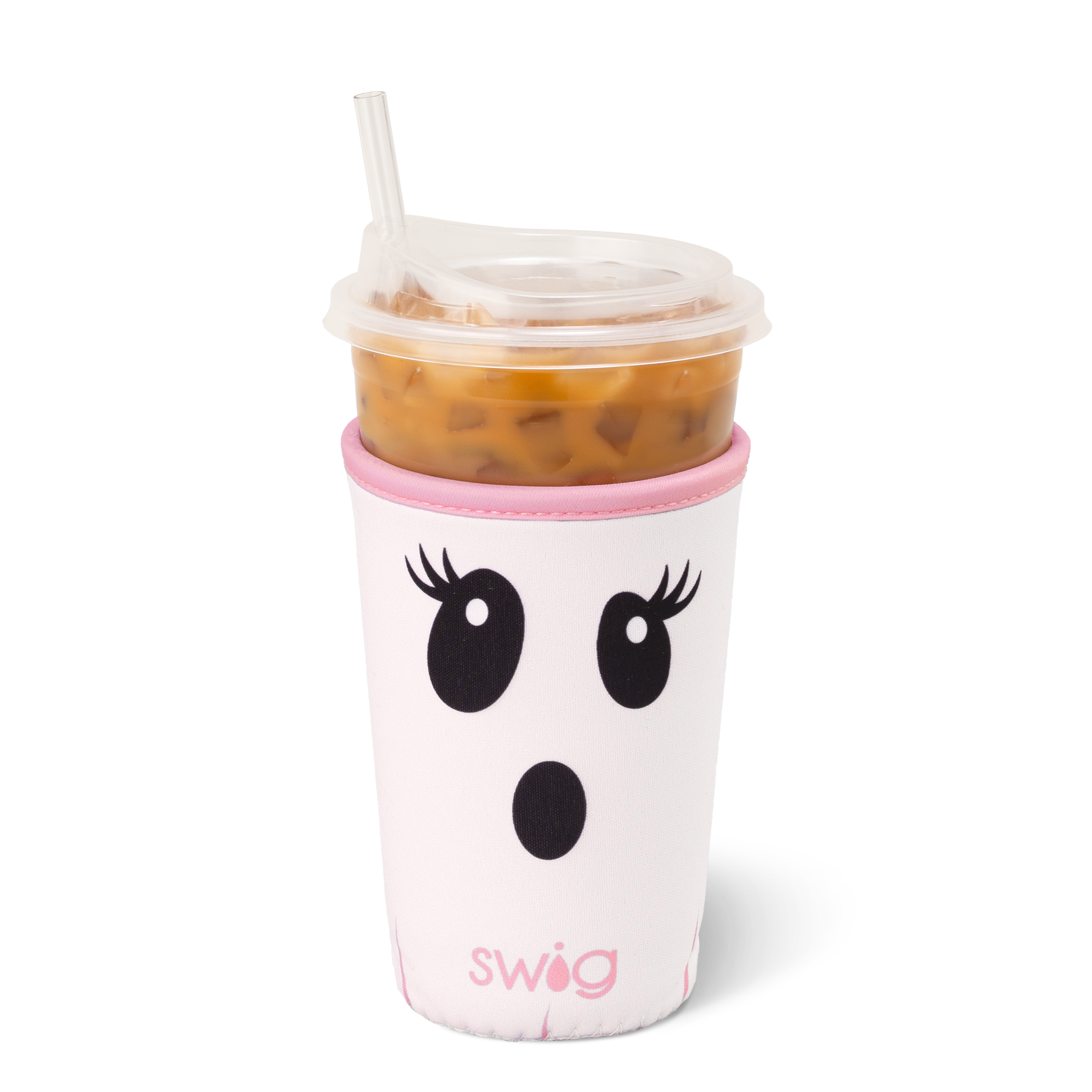 Boo Crew Ghost Medium Iced Cup Coolie