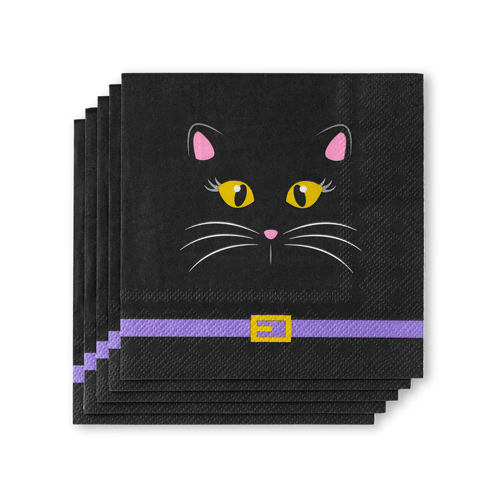 Boo Crew Cat Cocktail Napkins