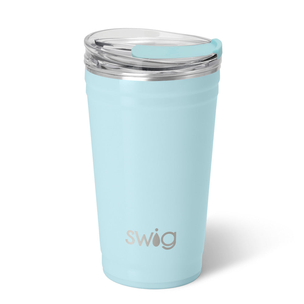 Shimmer Aquamarine Party Cup 24oz
